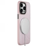 Coque iPhone 15 Pro - Youngkit Passionate Backboard Leather Case avec Magsafe - Brun