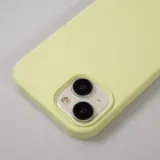 iPhone 15 Case Hülle - Soft Touch - Pastellgelb