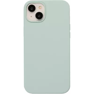 Coque iPhone 15 - Soft Touch - Vert d'eau