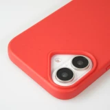 iPhone 16 Case Hülle - Bio Eco-Friendly Vegan mit Handykette Necklace - Rot