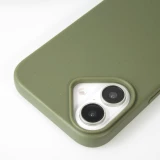 iPhone 16 Case Hülle - Bio Eco-Friendly Vegan mit Handykette Necklace - Dunkelgrün