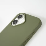 iPhone 16 Case Hülle - Bio Eco-Friendly Vegan mit Handykette Necklace - Dunkelgrün