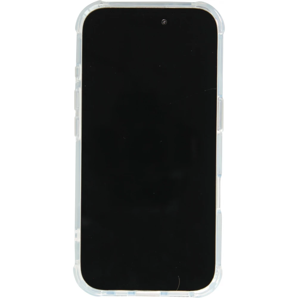 Coque iPhone 16 - Gel Transparent Silicone Bumper anti-choc avec protections pour coins