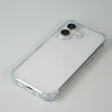 Coque iPhone 16 - Gel Transparent Silicone Bumper anti-choc avec protections pour coins