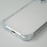 Coque iPhone 16 - Gel Transparent Silicone Bumper anti-choc avec protections pour coins