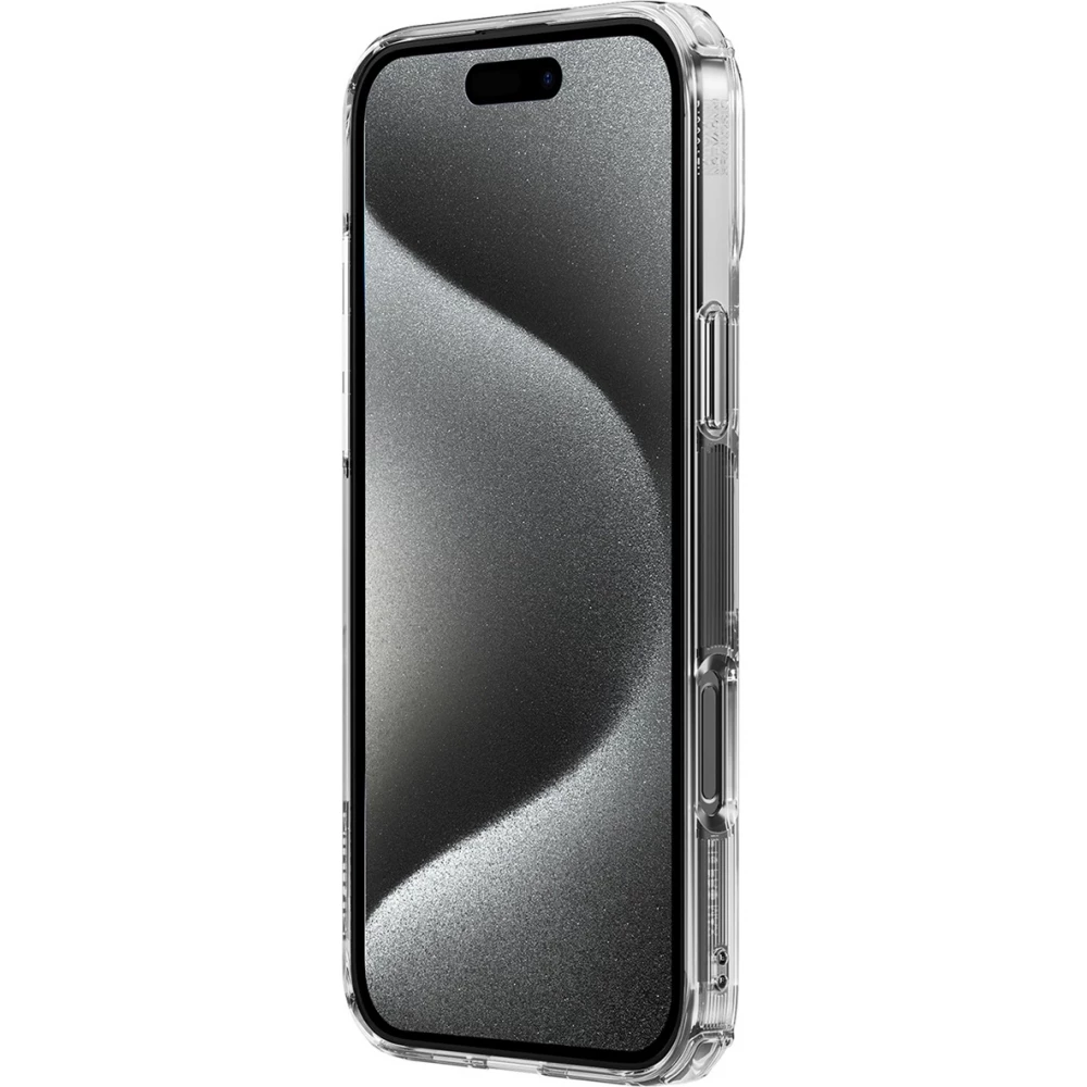 Coque iPhone 16 - Nillkin Magnetic Nature Pro avec MagSafe - Transparent
