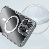Coque iPhone 16 - Nillkin Magnetic Nature Pro avec MagSafe - Transparent