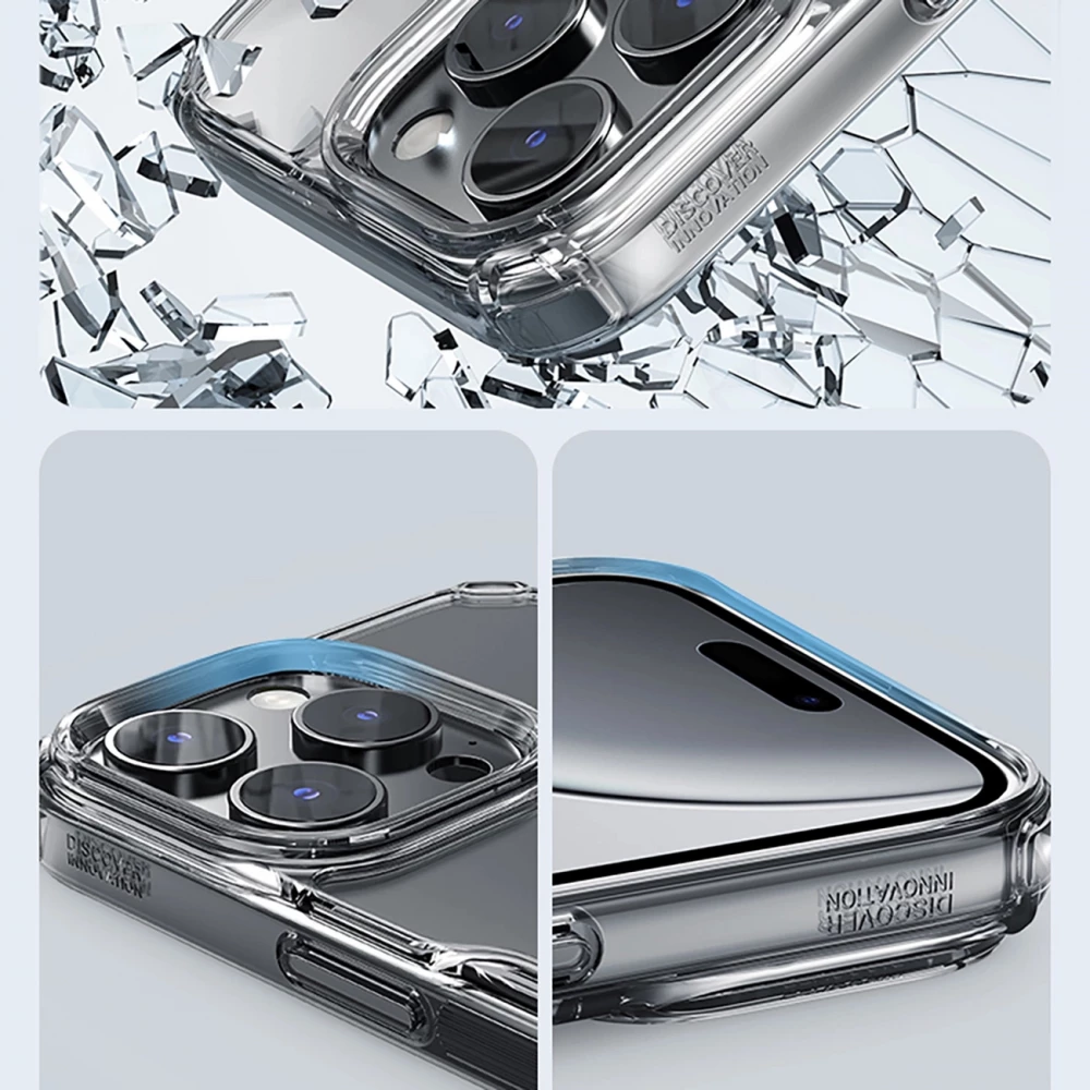 Coque iPhone 16 - Nillkin Magnetic Nature Pro avec MagSafe - Transparent
