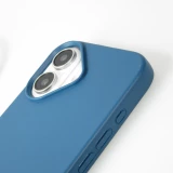 iPhone 16 Plus Case Hülle - Bio Eco-Friendly Vegan mit Handykette Necklace blau