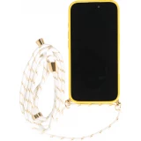iPhone 16 Plus Case Hülle - Bio Eco-Friendly Vegan mit Handykette Necklace - Gelb