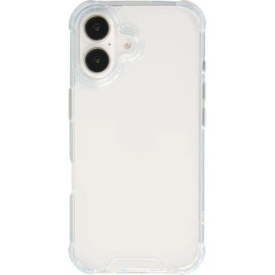 iPhone 16 Plus Case Hülle - Gummi Transparent Gel Bumper mit extra Schutz für Ecken Antischock