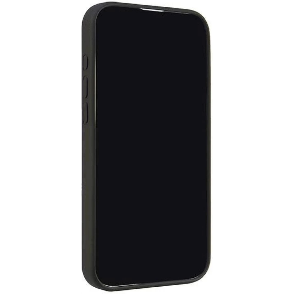 Coque iPhone 16 Pro Max - Audi silicone Soft Touch avec logo - Noir