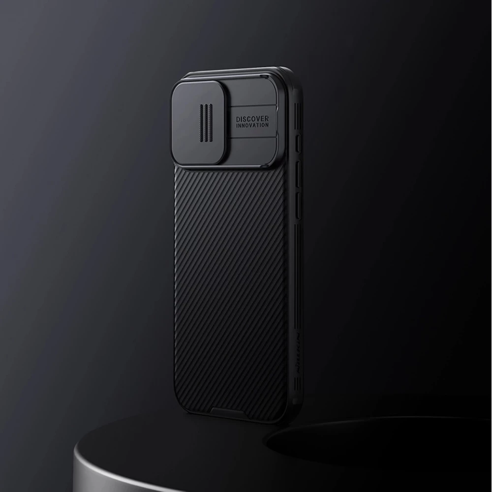 Coque iPhone 16 Pro - Nillkin CamShield Pro Magnetic Case avec MagSafe - Noir