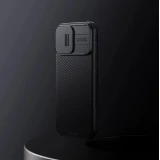 Coque iPhone 16 Pro - Nillkin CamShield Pro Magnetic Case avec MagSafe - Noir