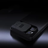 Coque iPhone 16 Pro - Nillkin CamShield Pro Magnetic Case avec MagSafe - Noir