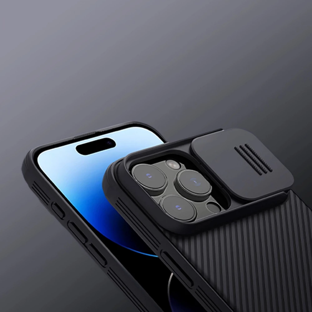 Coque iPhone 16 Pro - Nillkin CamShield Pro Magnetic Case avec MagSafe - Noir