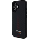 Coque iPhone 16 - Red Bull Racing Carbon Powerbar MagSafe - Noir