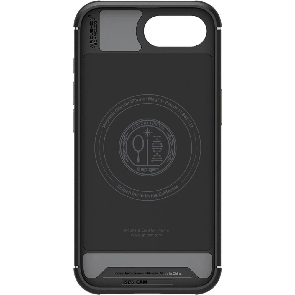 iPhone 16e Case H&uuml;lle - Spigen Core Armor MagSafe - Schwarz