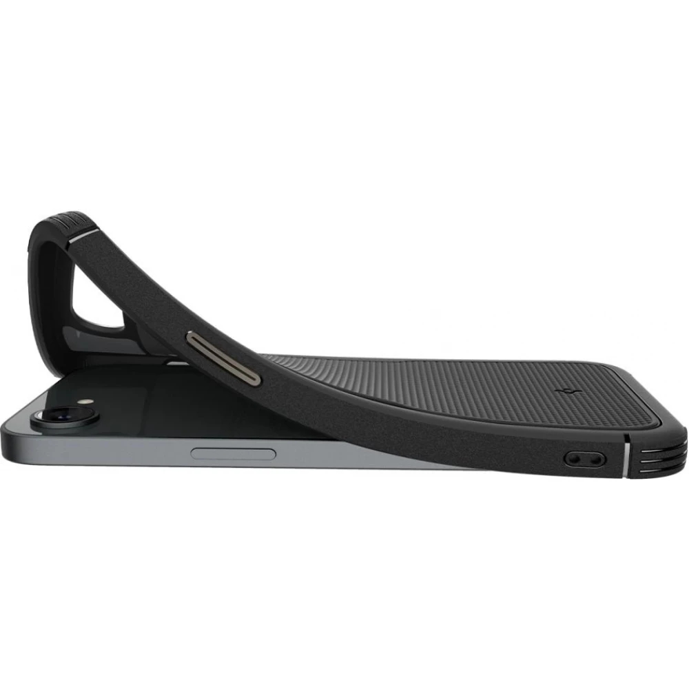 iPhone 16e Case H&uuml;lle - Spigen Core Armor MagSafe - Schwarz