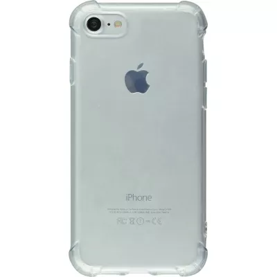Coque iPhone 7 / 8 / SE (2020, 2022) - Gel Transparent Silicone Bumper anti-choc avec protections pour coins