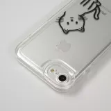 iPhone 7 / 8 / SE (2020, 2022) Case Hülle - Silikon Cover transparent süsse kleine Katze