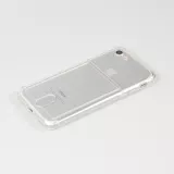 Coque iPhone 7 / 8 / SE (2020, 2022) - Gel Bumper Porte-carte - Transparent