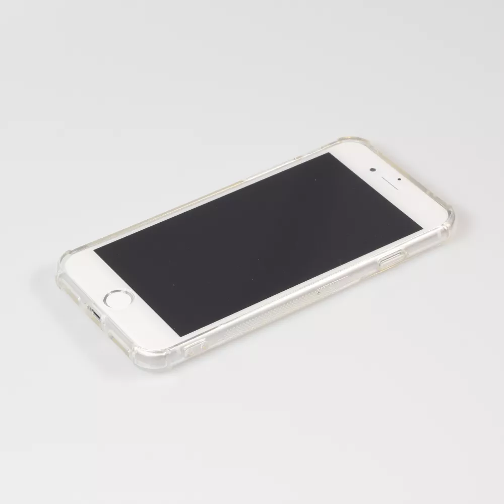 Coque iPhone 7 / 8 / SE (2020, 2022) - Gel Bumper Porte-carte - Transparent