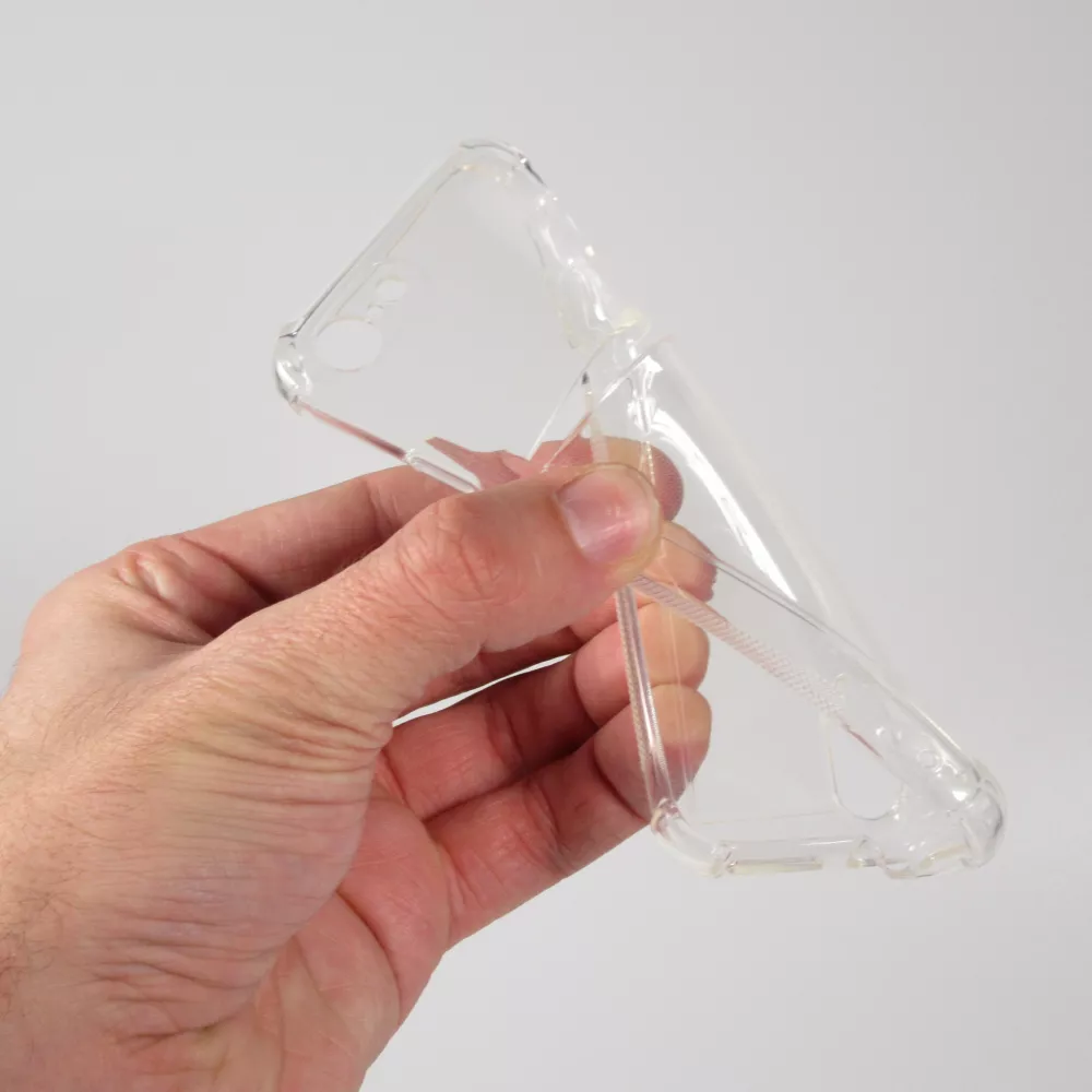 Coque iPhone 7 / 8 / SE (2020, 2022) - Gel Bumper Porte-carte - Transparent