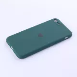 Coque iPhone 7 / 8 / SE (2020, 2022) - Silicone Mat Coeur - Vert foncé