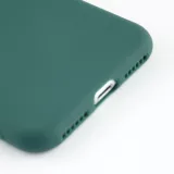 Coque iPhone 7 / 8 / SE (2020, 2022) - Silicone Mat Coeur - Vert foncé