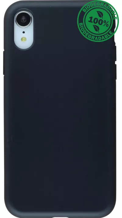 Coque iPhone XR - Bio Eco-Friendly biodégradable écologique nature - Noir