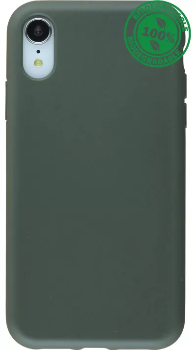 Coque iPhone XR - Bio Eco-Friendly biodégradable écologique nature - Vert foncé