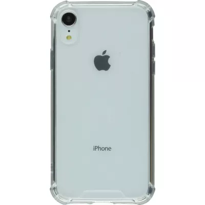 Hülle iPhone XR - Bumper Glass TPU Anti-Schock mit Acryl - Transparent