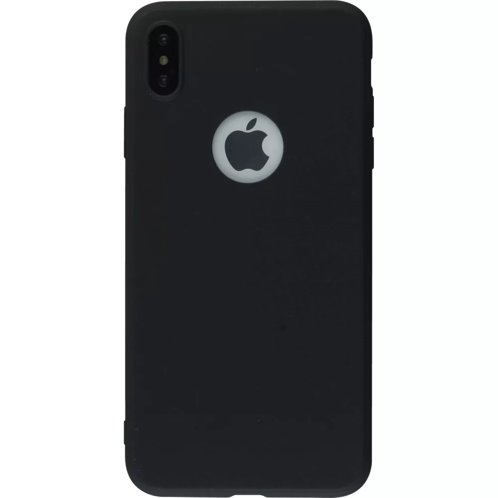 Coque iPhone XR - Silicone Mat - Noir