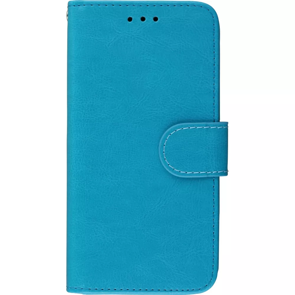 Hülle iPhone X / Xs - Premium Flip - Türkis