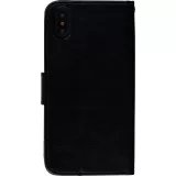 Coque iPhone X / Xs - Premium Flip - Noir