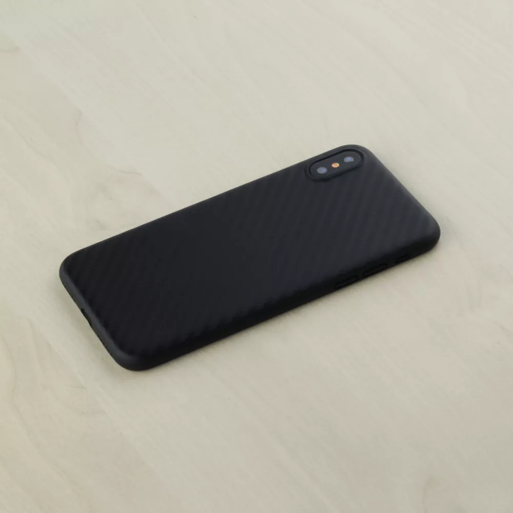 Coque iPhone X / Xs - TPU Carbon