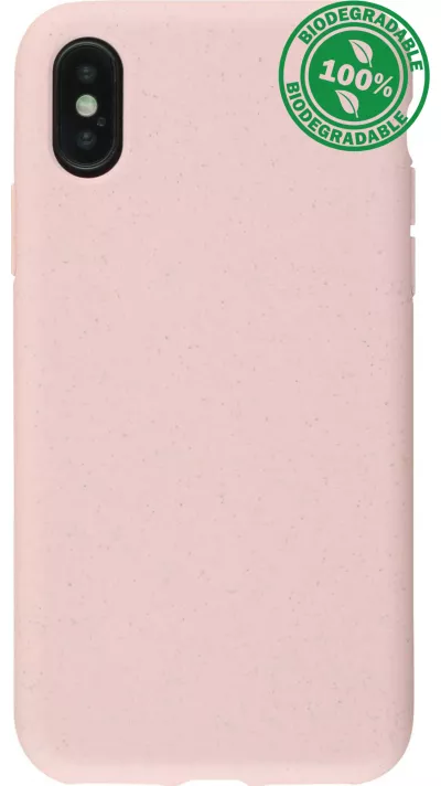 Hülle iPhone X / Xs - Bio Eco-Friendly biologisch Kompostierbar ökologisch - Rosa