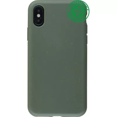 Coque iPhone X / Xs - Bio Eco-Friendly biodégradable écologique nature - Vert foncé