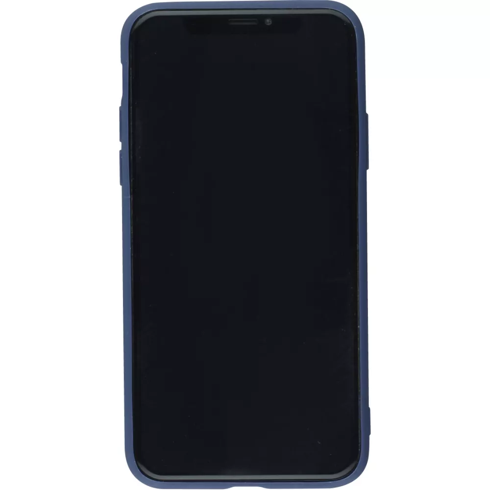 Coque iPhone XR - Gel coeur - Bleu