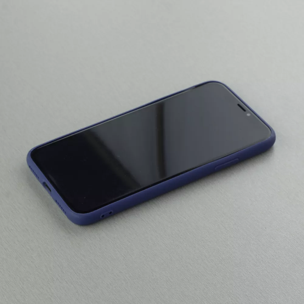 Coque iPhone XR - Gel coeur - Bleu