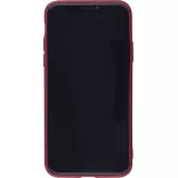 Hülle iPhone XR - Gummi Herz - Rot
