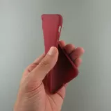 Hülle iPhone XR - Gummi Herz - Rot