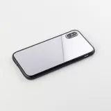 Hülle iPhone X / Xs - Spiegel mit schwarzen Silikonkanten
