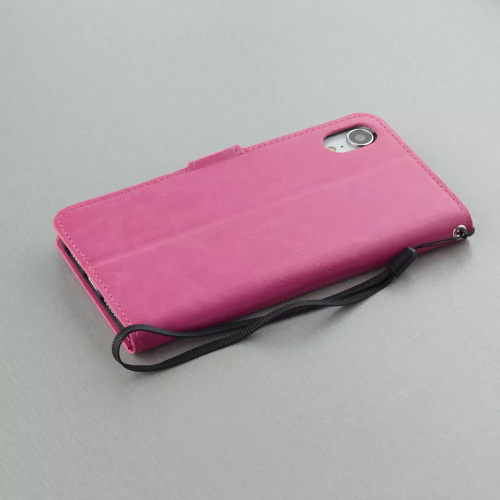 Fourre iPhone XR - Premium Flip - Rose foncé