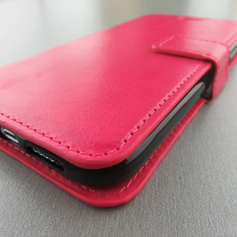 Fourre iPhone XR - Premium Flip - Rose foncé