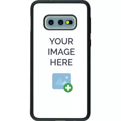 Custom Hülle Silikon schwarz- Samsung Galaxy S10E