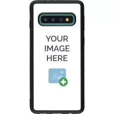 Custom Hülle Silikon schwarz - Samsung Galaxy S10