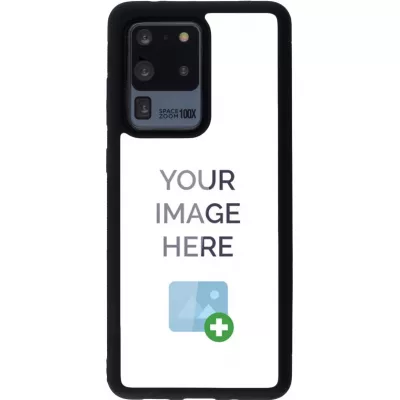 Custom Hülle Silikon schwarz - Samsung Galaxy S20 Ultra