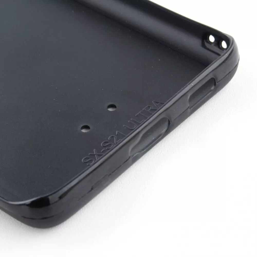 Coque personnalisée en silicone rigide noir - Samsung Galaxy S25 Ultra